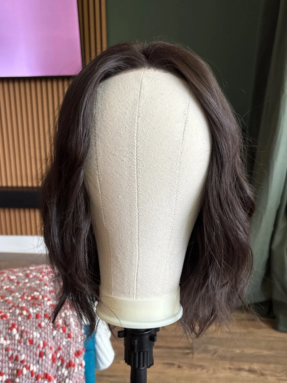 JB Extension Theresa Chocolate Brown Women's Wig - Soft Wavy Style. Permatease.